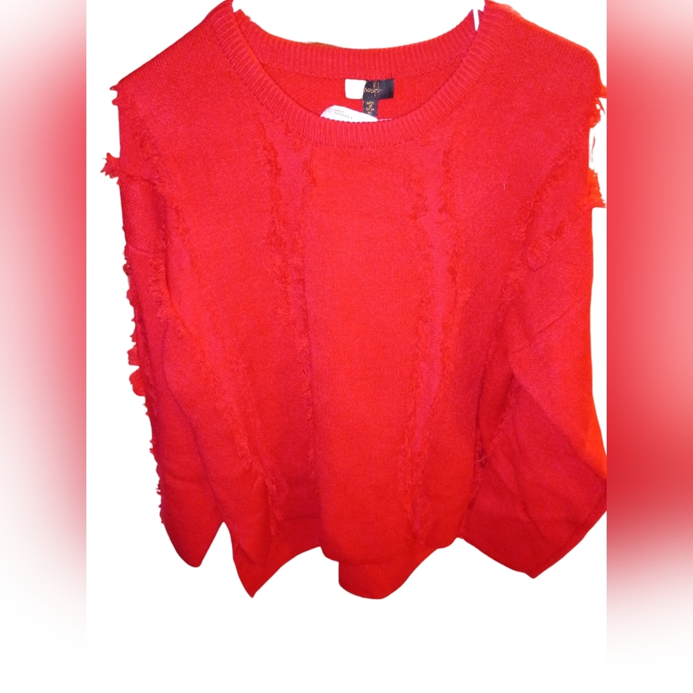 Women's Red Sweater By Ontwrlth Size Xl MWT